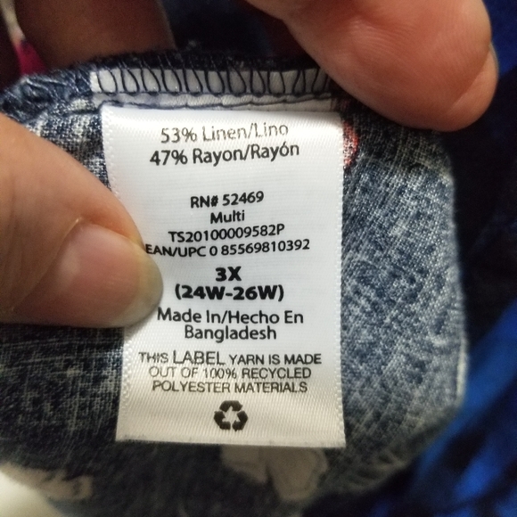 Terra & Sky women's blouse - Picture 3 of 3